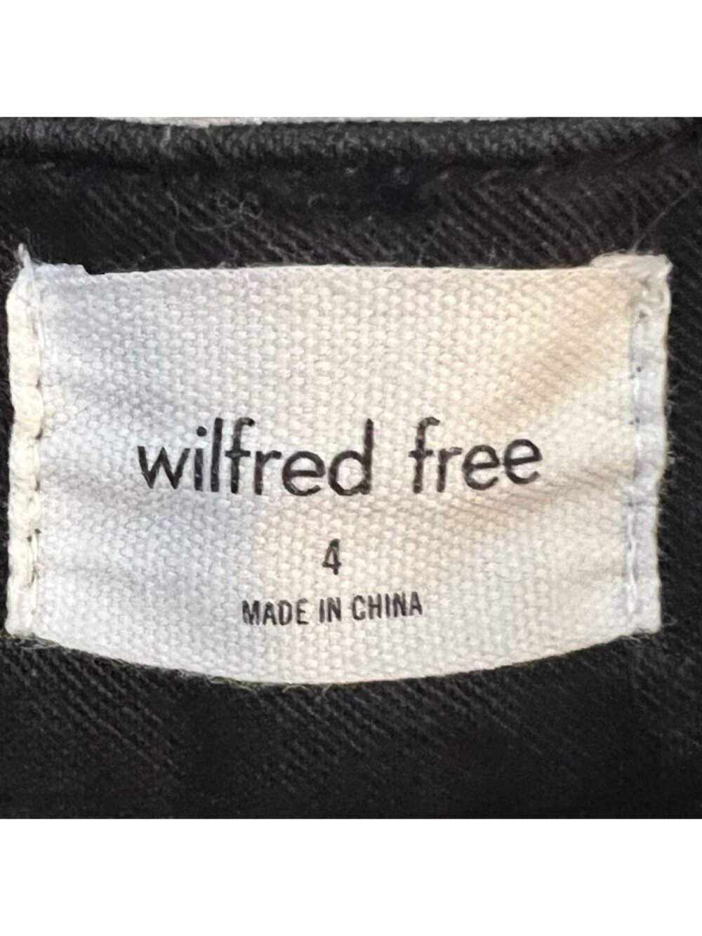 Wilfred Free Women’s Black Cargo Pants Regular Fit Straight Leg Size 4 Utility - Picture 6 of 9